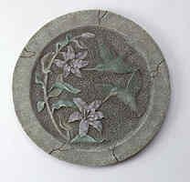 Hummingbird and Flower Garden Plaque