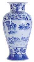 Blue Willow Vase